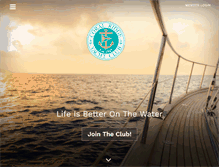 Tablet Screenshot of coralridgeyachtclub.com